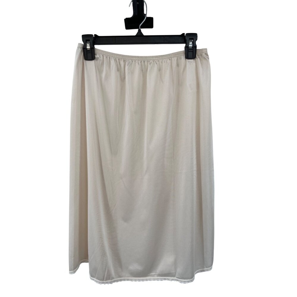 Vanity Fair Cream Half Slip 24” L 42 Nylon Used